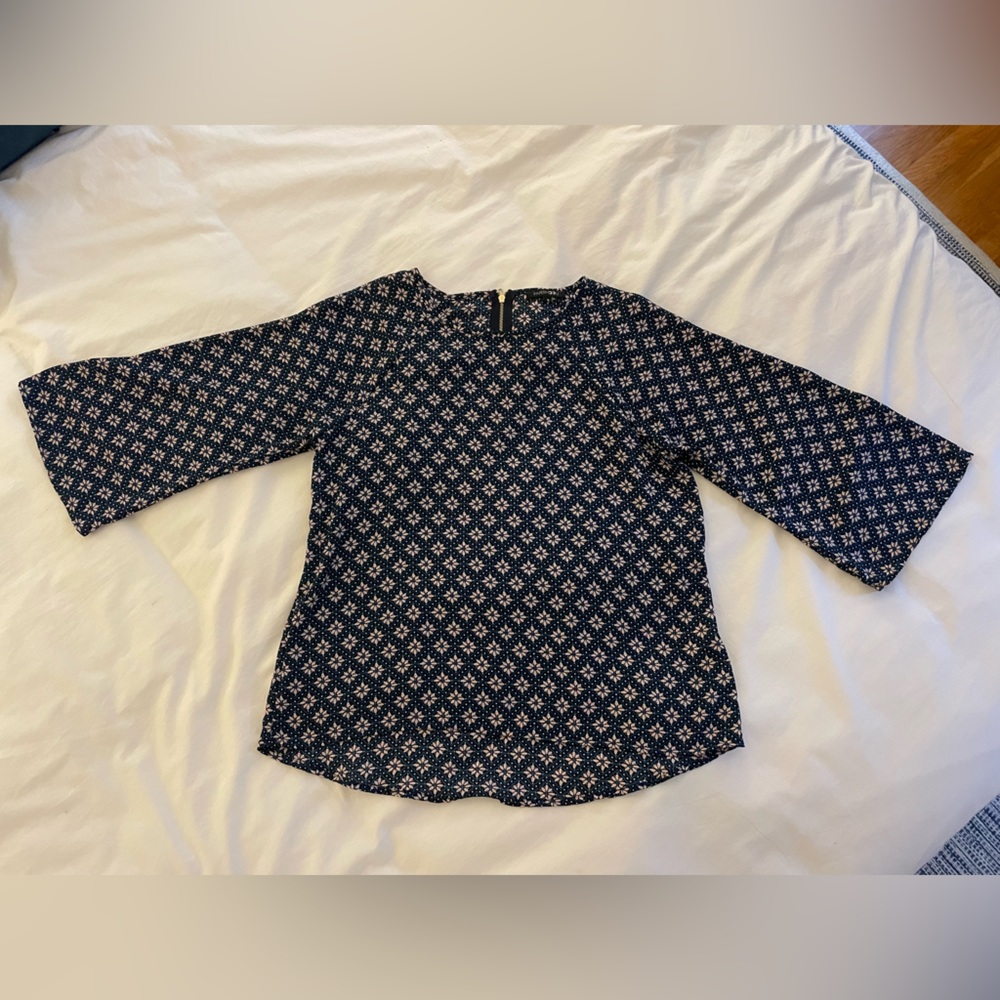 Papermoon Geometric Floral Top Sz S